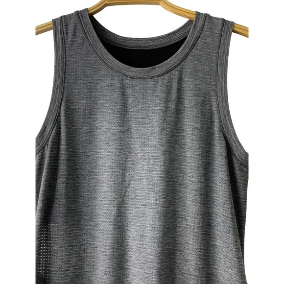 Lululemon Pushing Limits Muscle Tank Top Racer Cutout Longline Small EUC 6645 - Picture 6 of 11
